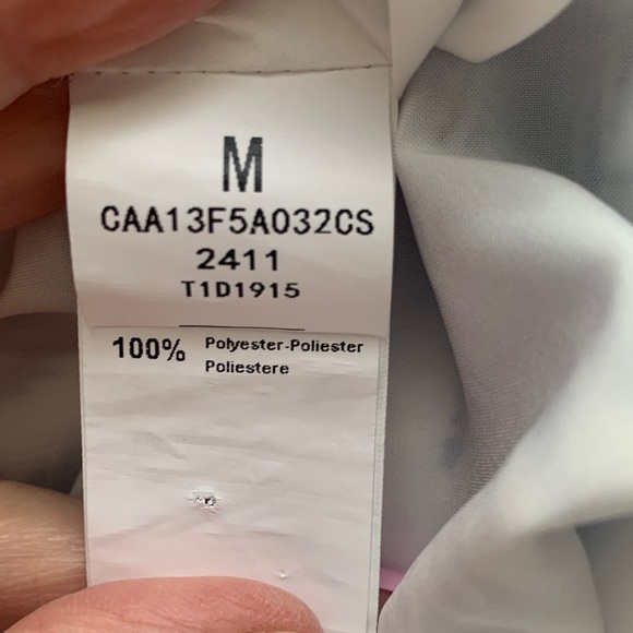 Sleeveless Romper White Blue Leaf Print - Picture 7 of 9